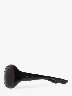 Kate Round Sunglasses in Black