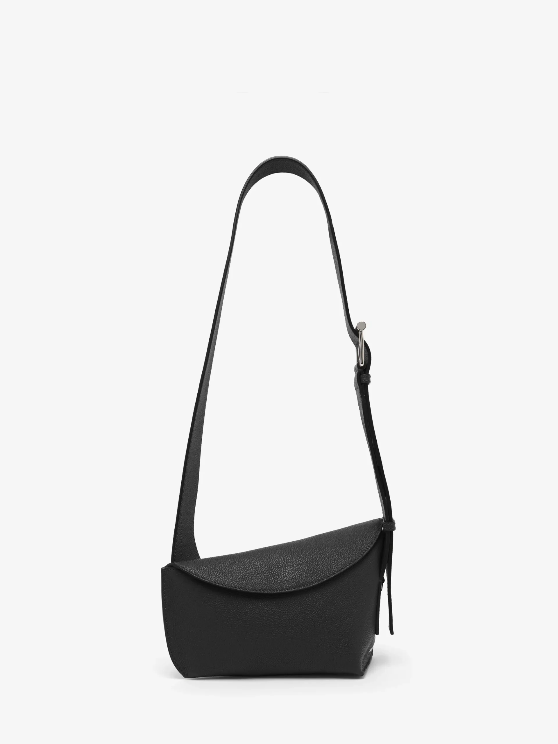 McQueen T-Bar Sling Bag in Black