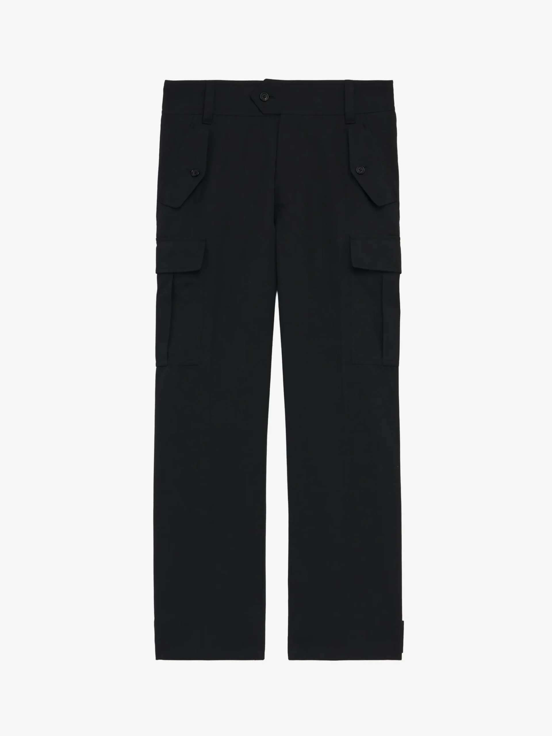 Men's Cargo Trousers in Black