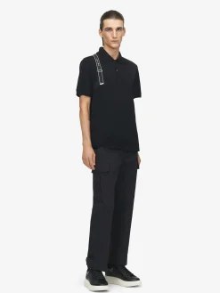 Men's Cargo Trousers in Black