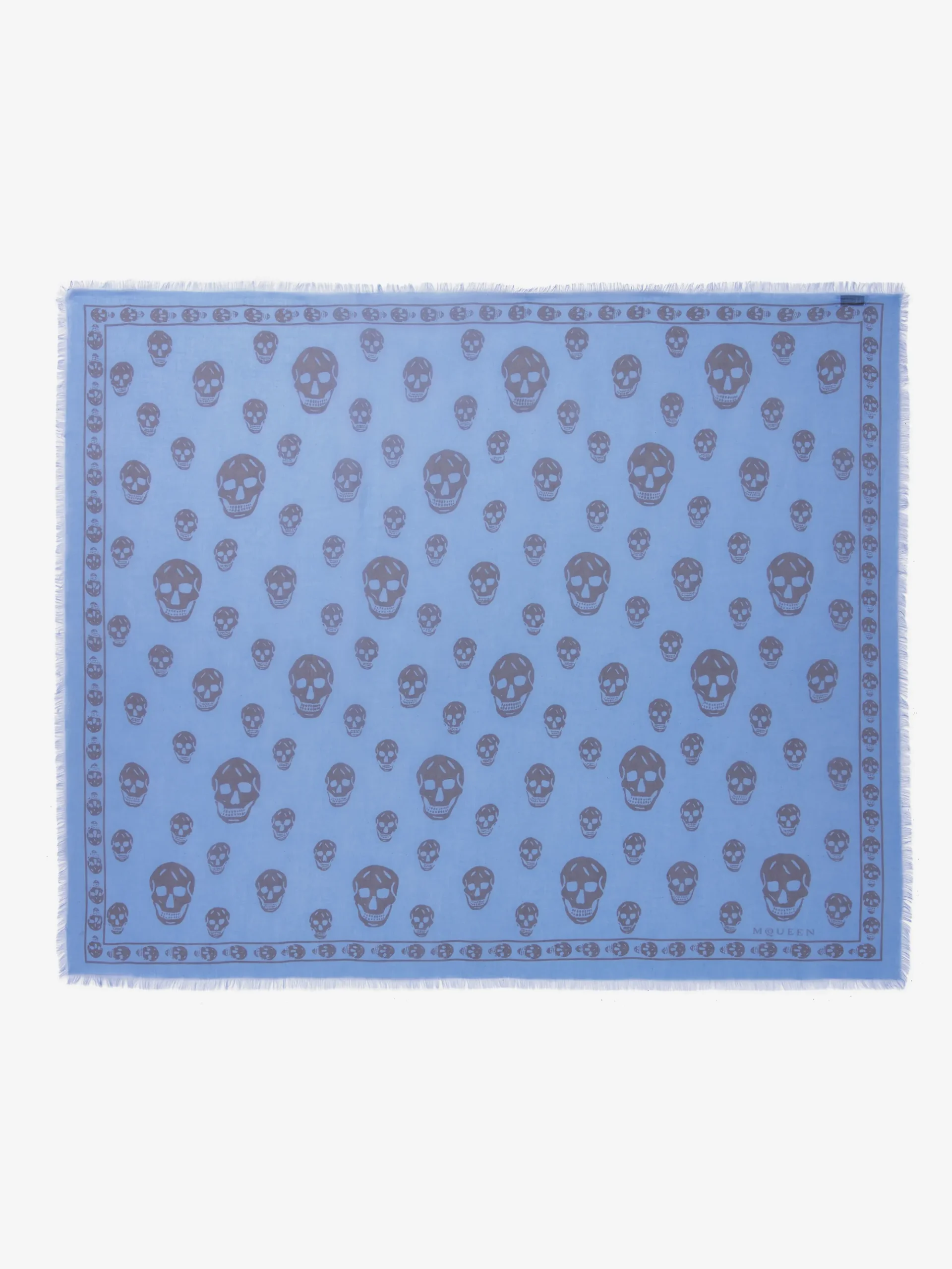 Men's Classic Skull Foulard in Blue