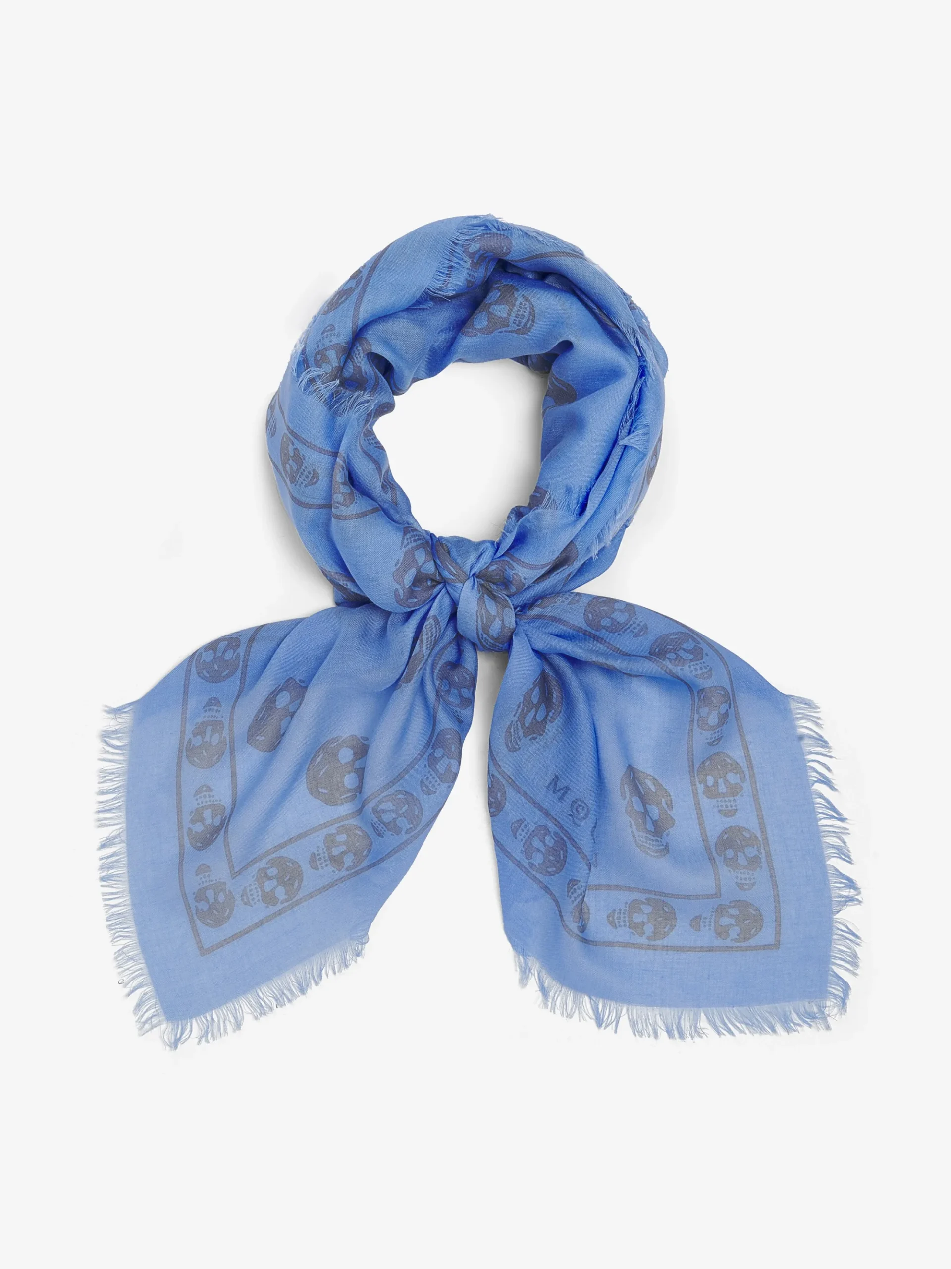 Men's Classic Skull Foulard in Blue