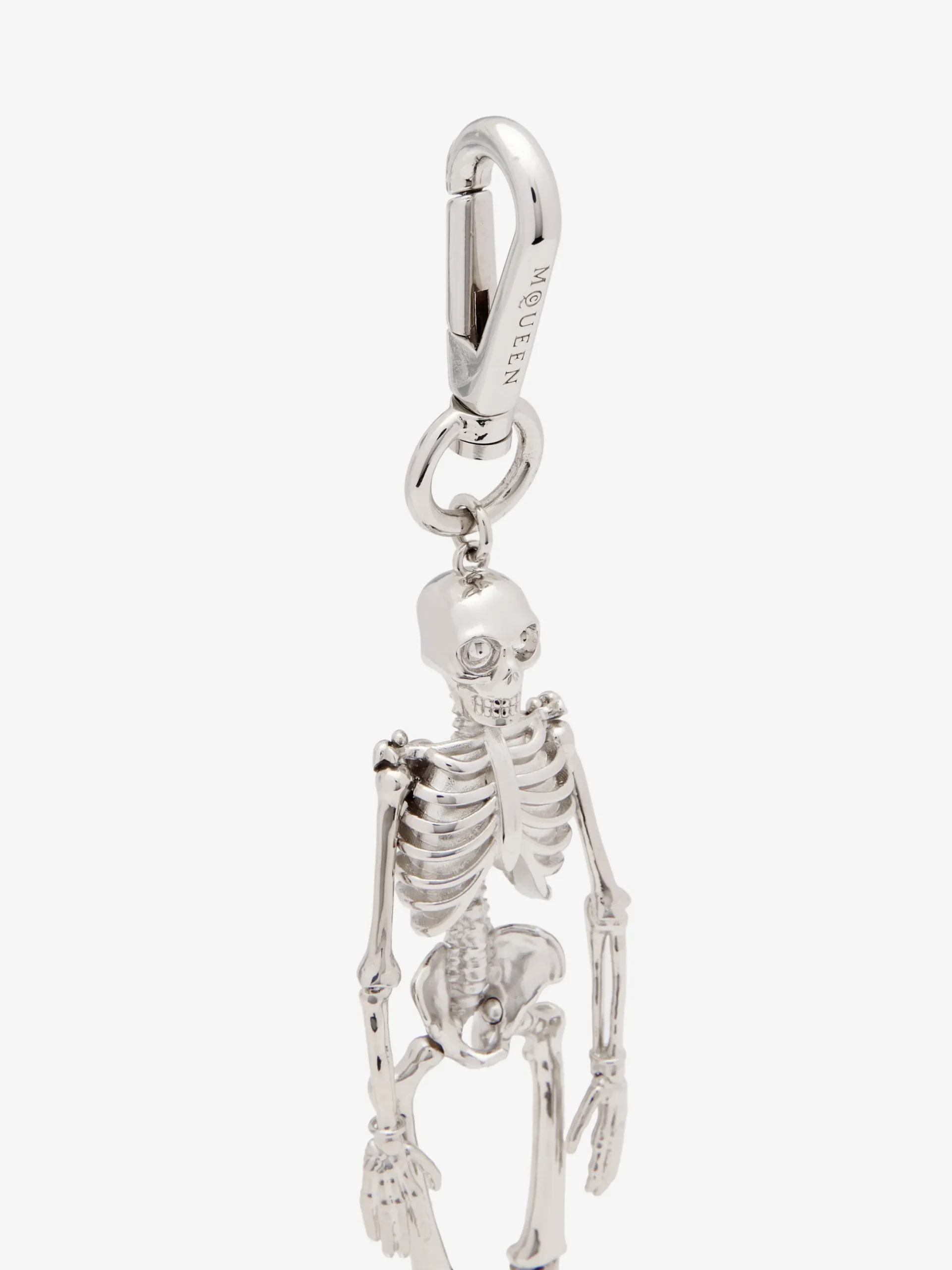 Men's Dancing Skeleton Charm in Silver-finish
