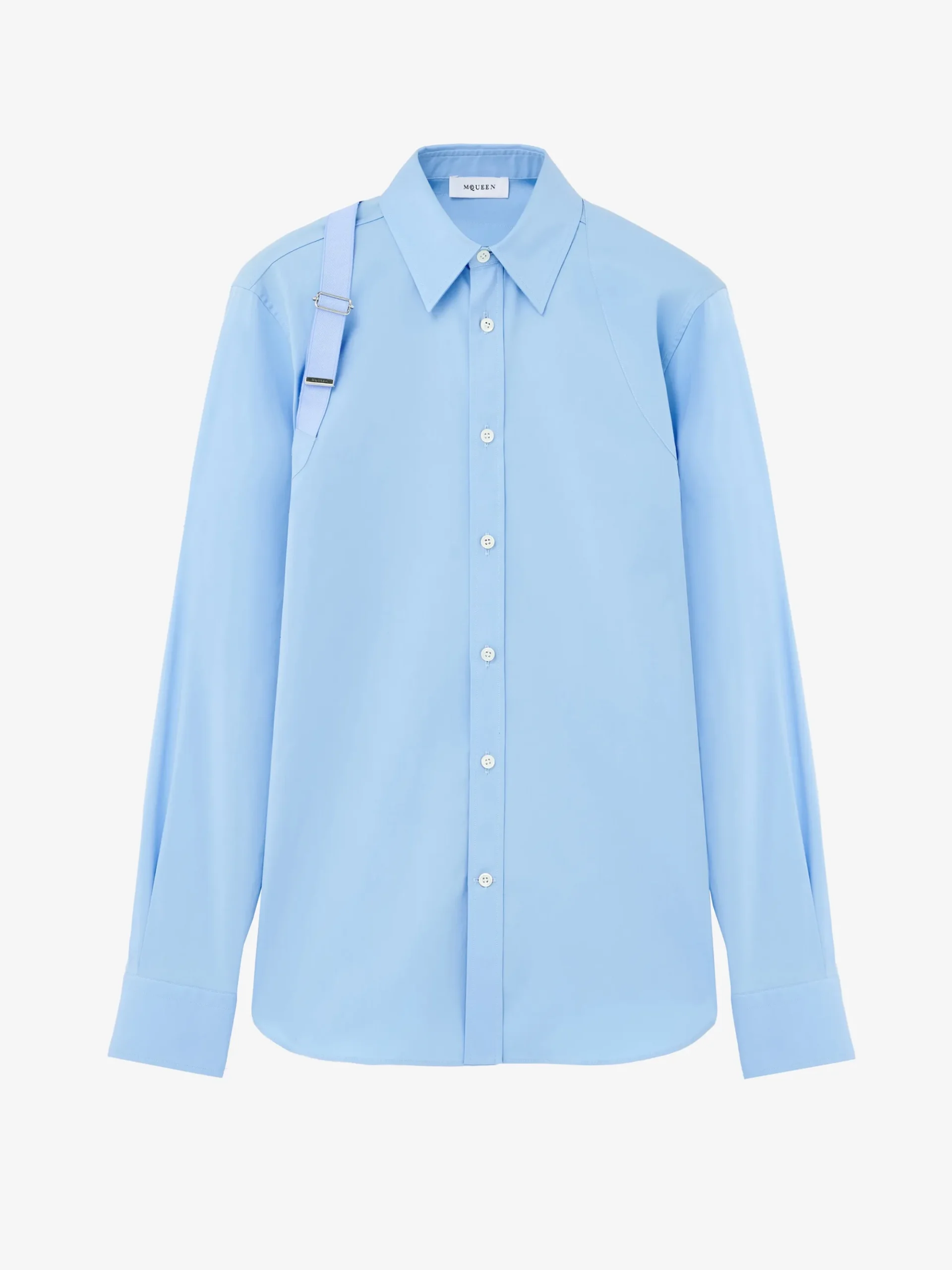 Men's Logo Tape Harness Shirt in Blue