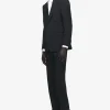 Men's McQueen Classic Selvedge Mohair Pants in Black
