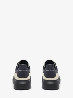 Men's Oversized Sneaker in Cream/Dark Blue
