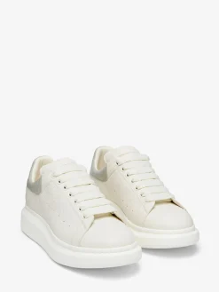 Men's Oversized Sneaker in Off White/Green