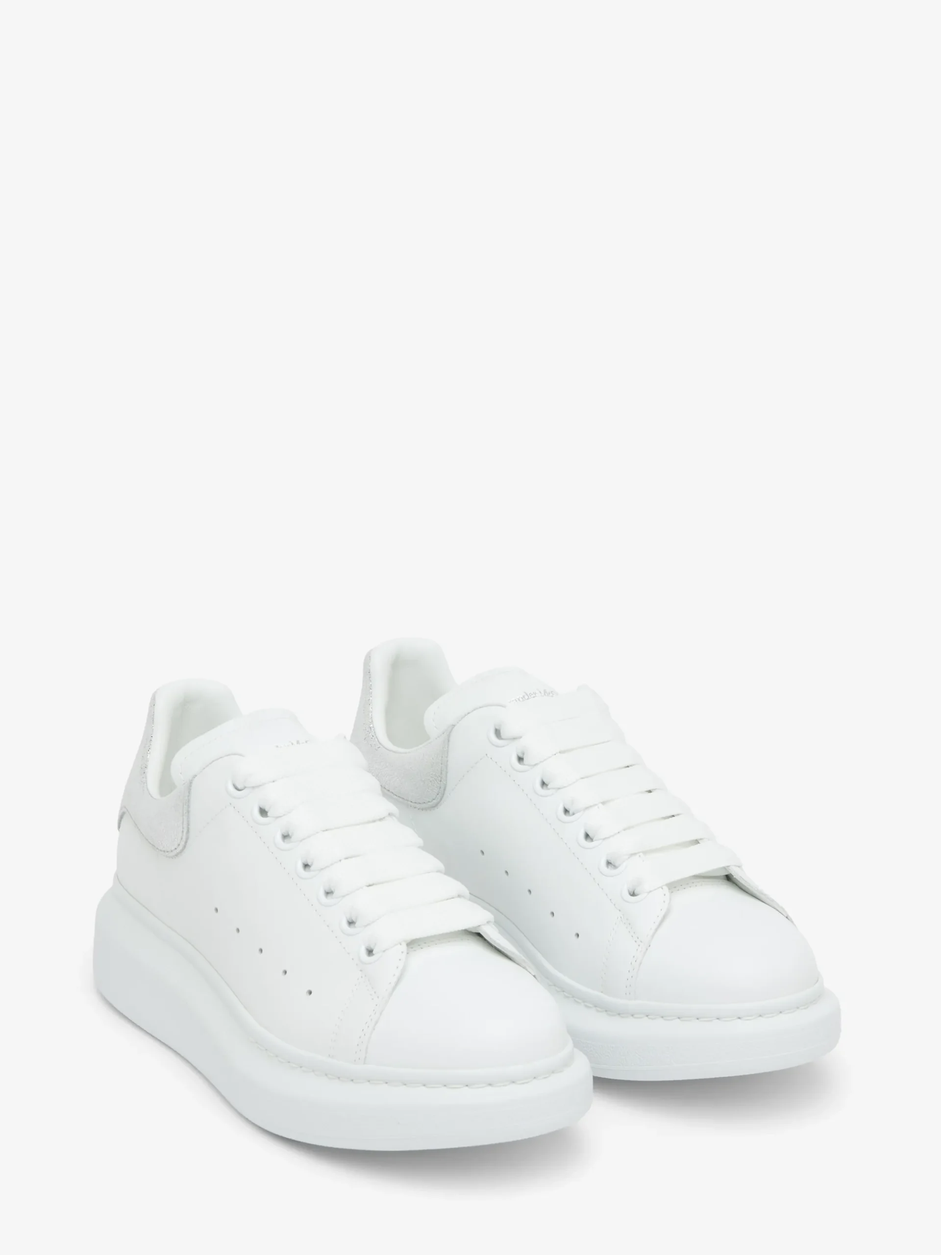 Men's Oversized Sneaker in White/Silver