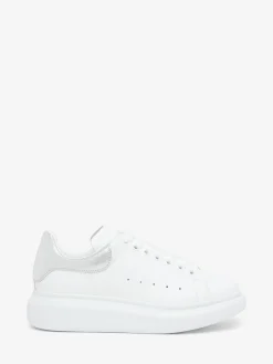 Men's Oversized Sneaker in White/Silver