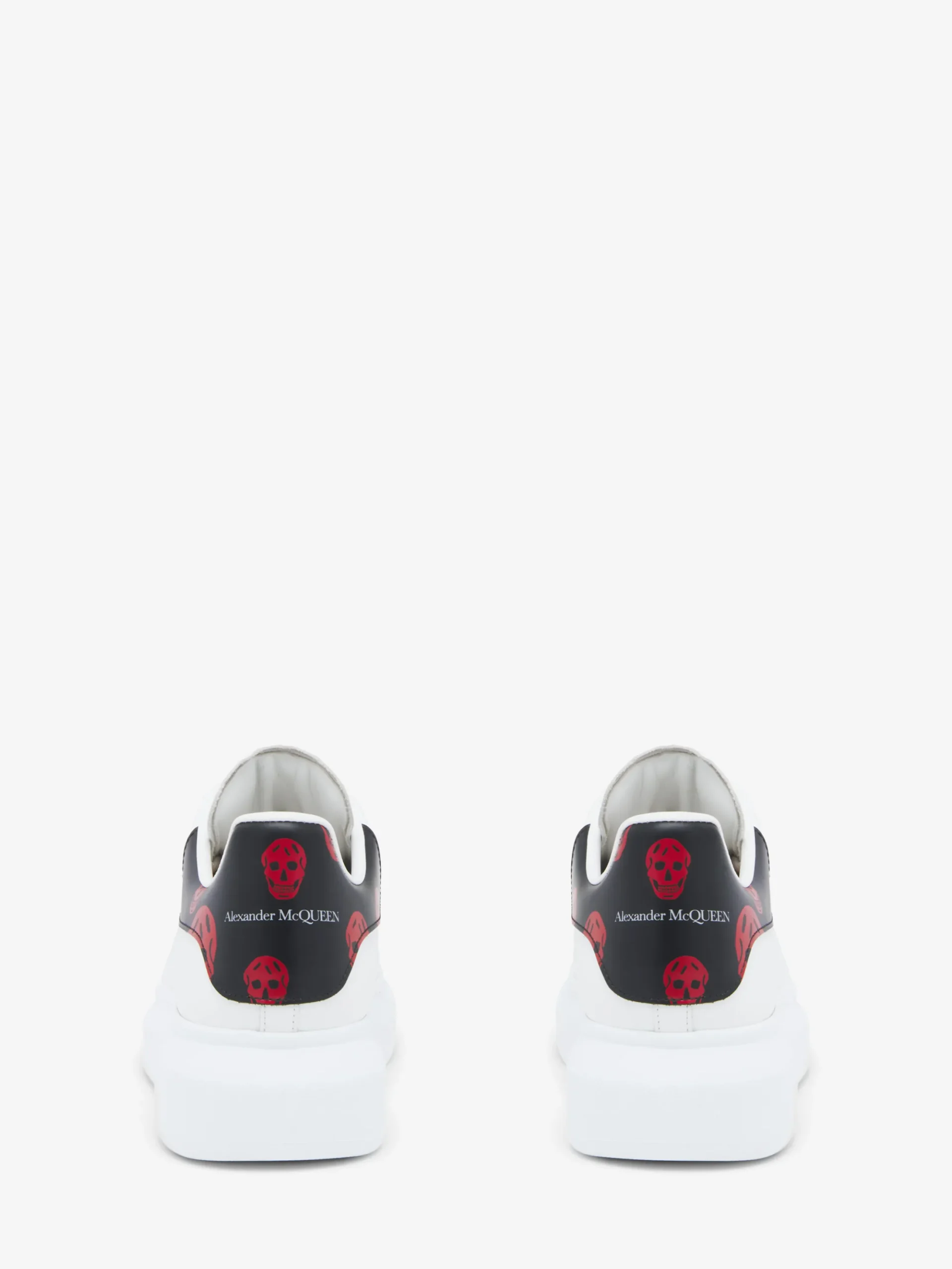 Men's Oversized Sneaker in White/Red