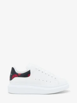 Men's Oversized Sneaker in White/Red