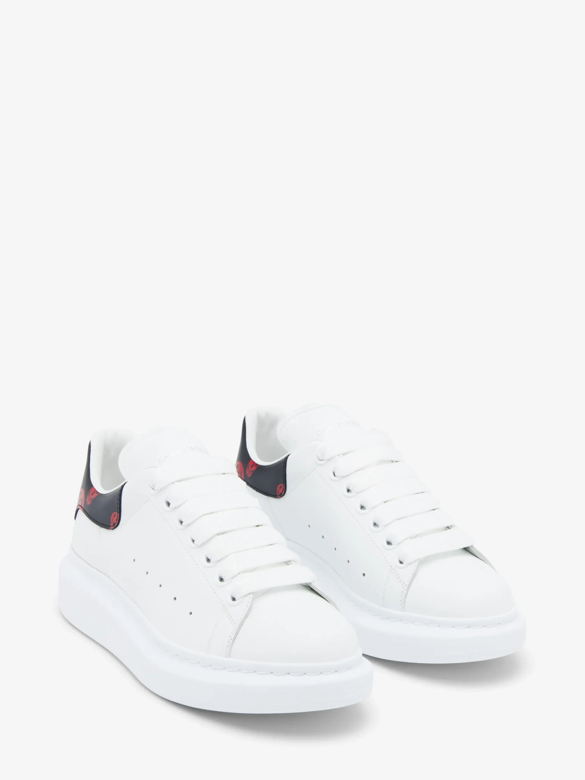 Men's Oversized Sneaker in White/Red