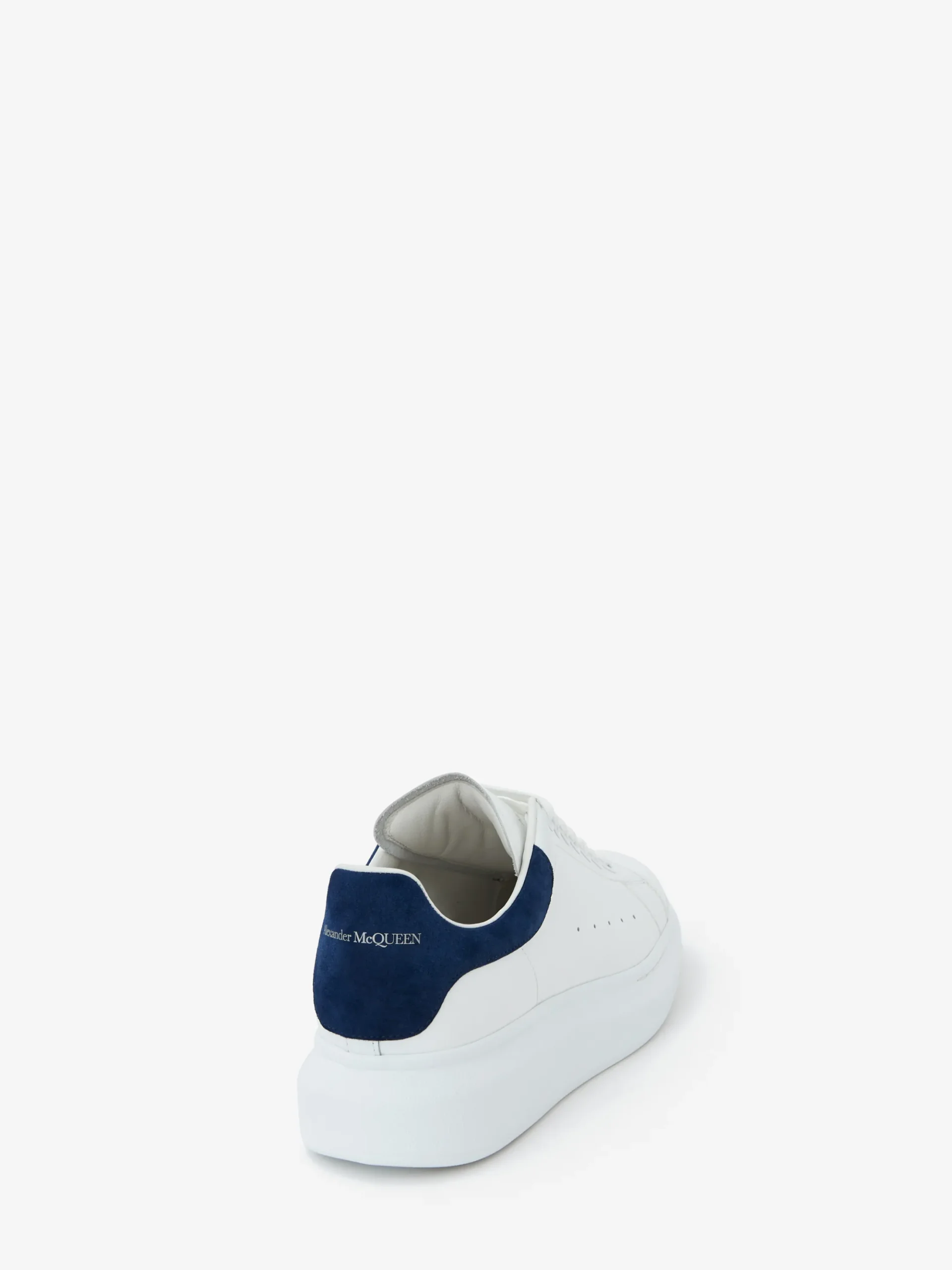 Men's Oversized Sneaker in White/Paris Blue