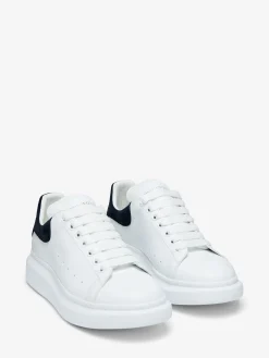 Men's Oversized Sneaker in White/Blue Grey