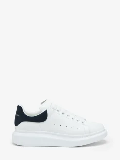 Men's Oversized Sneaker in White/Blue Grey