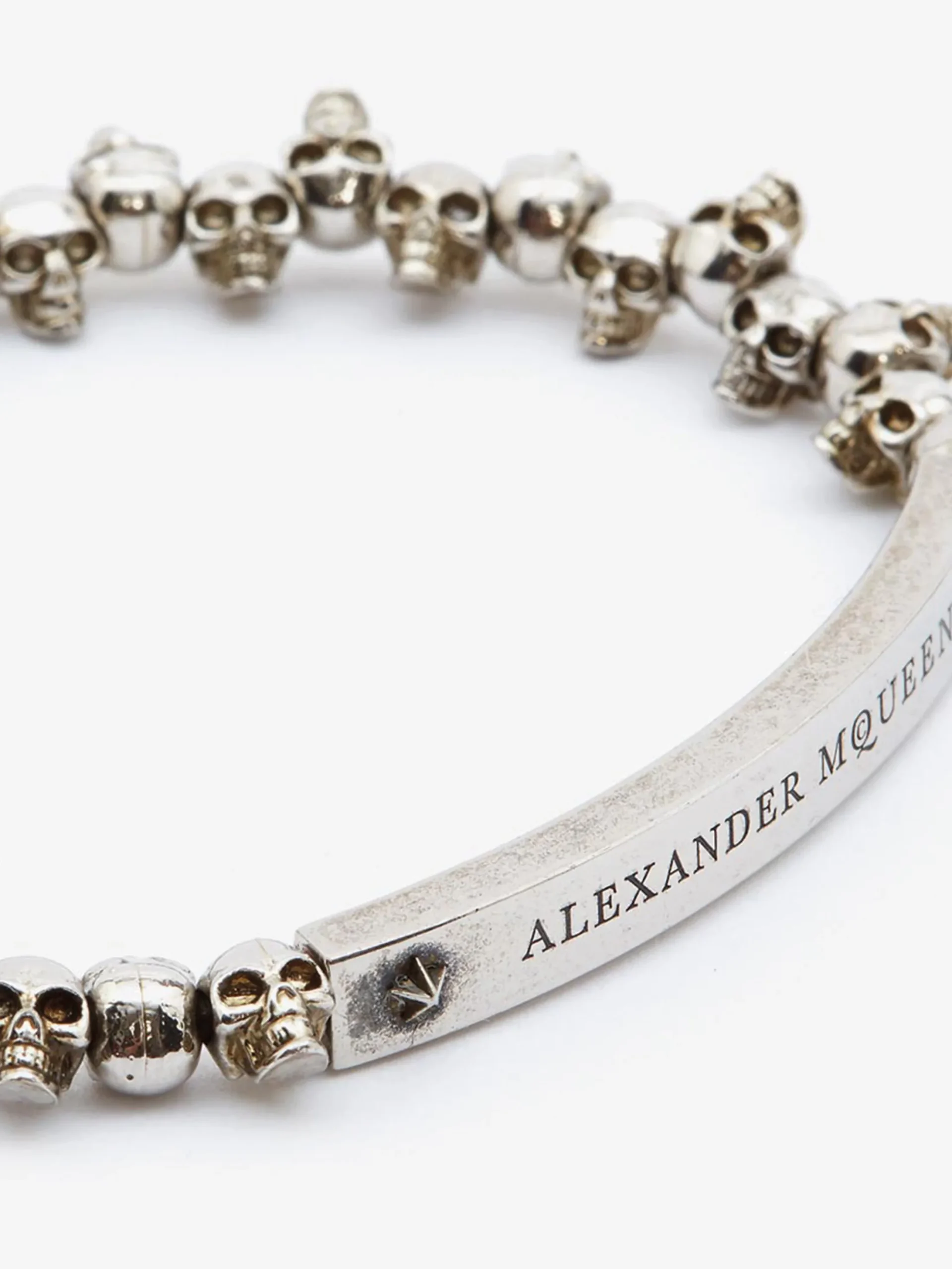 Men's Skull Bracelet in SILVER