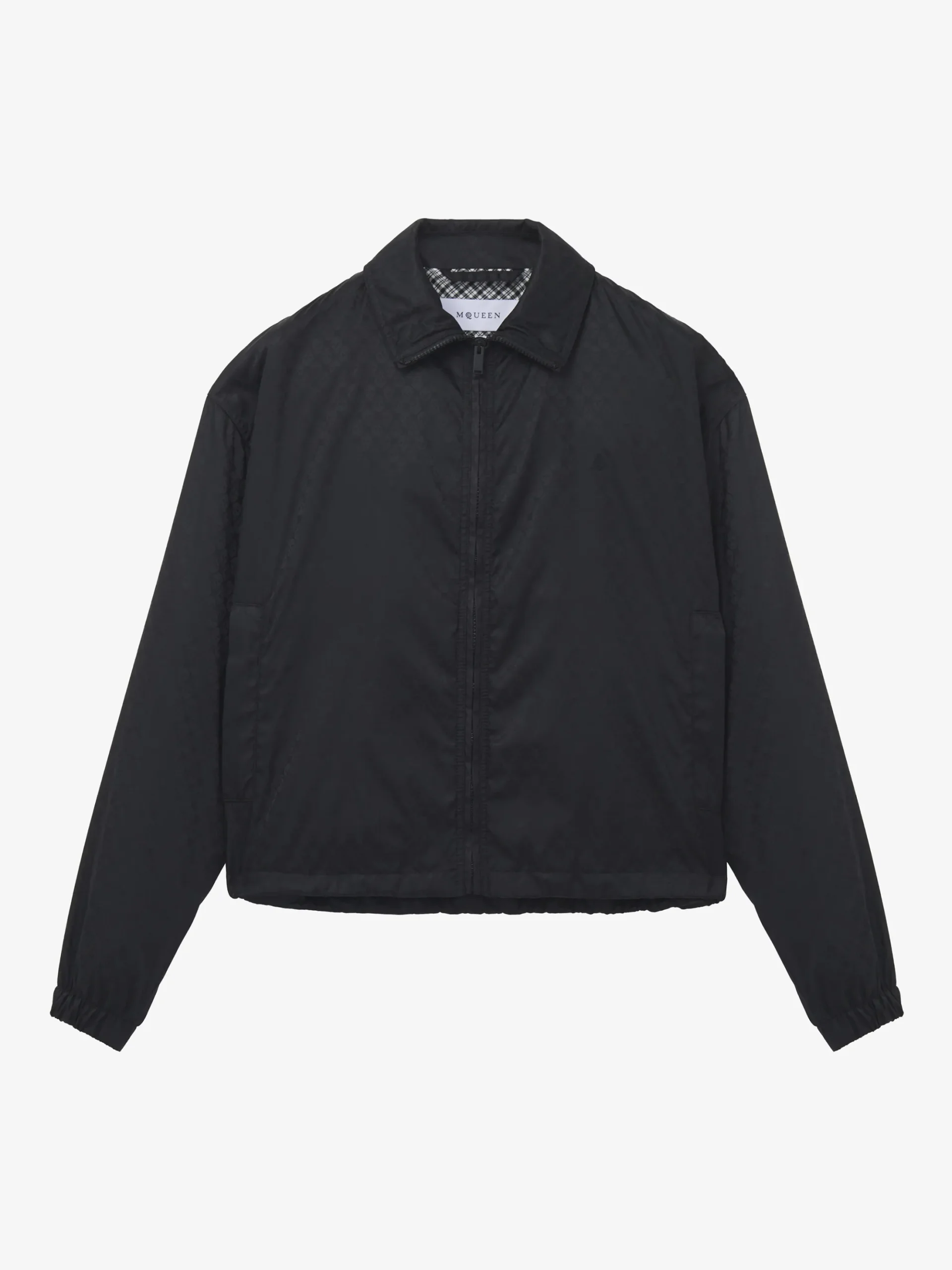 Men's Skull Jacquard Jacket in Black
