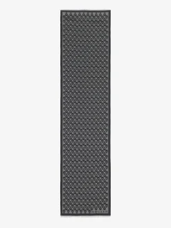 Men's Skull Jacquard Scarf in Grey/Black
