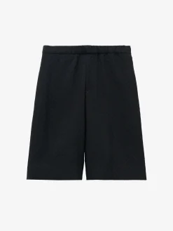 Men's Skull Jacquard Shorts in Black