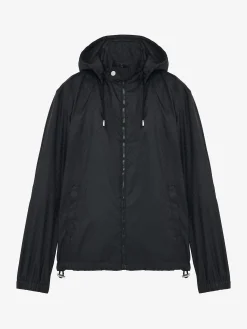 Men's Skull Jacquard Windbreaker in Black