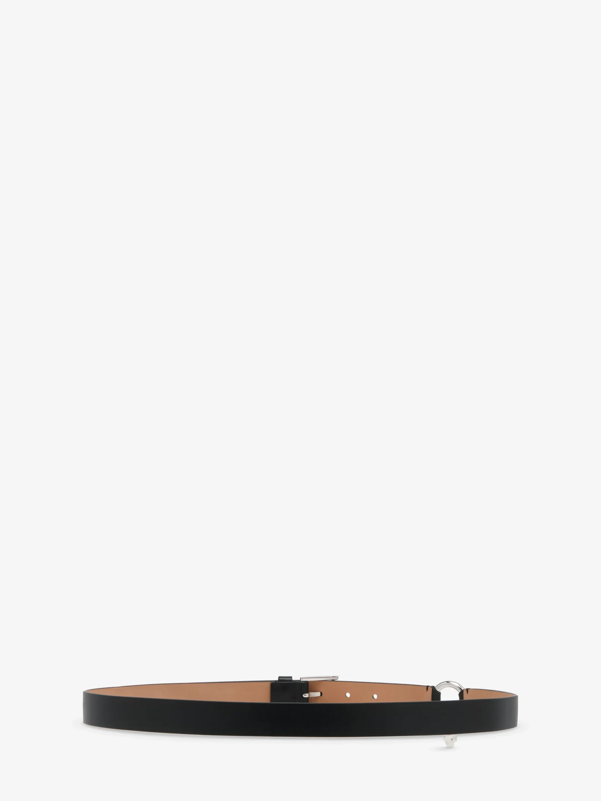 Men's Skull Ring Belt in Black
