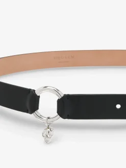 Men's Skull Ring Belt in Black