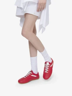 Women's Boxe Sneaker in Red