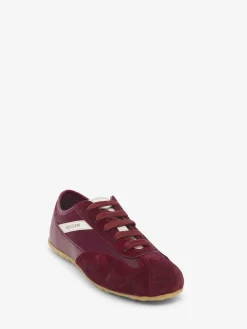 Women's Boxe Sneaker in Ruby Red