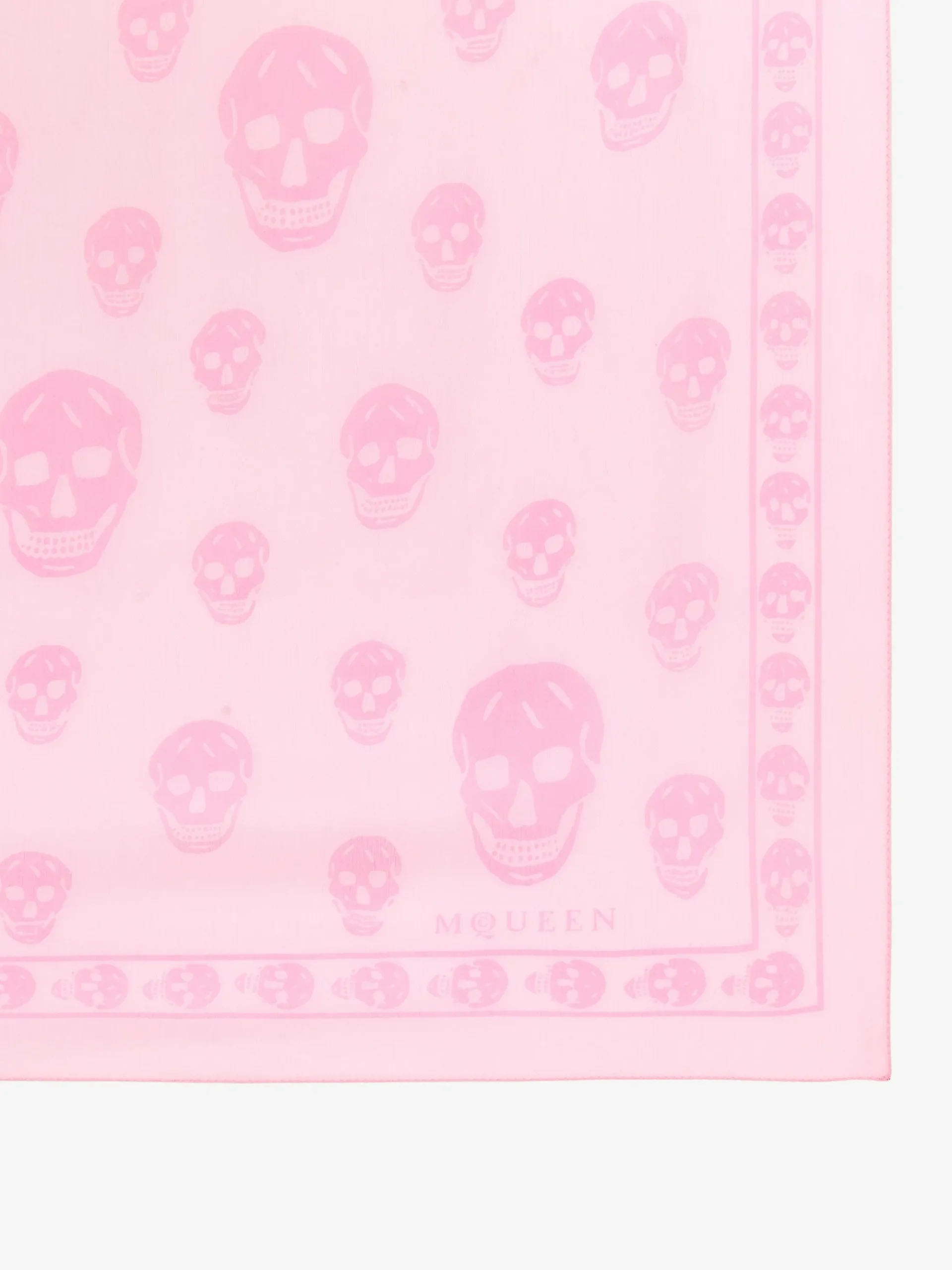 Women's Classic Skull Scarf in Pink