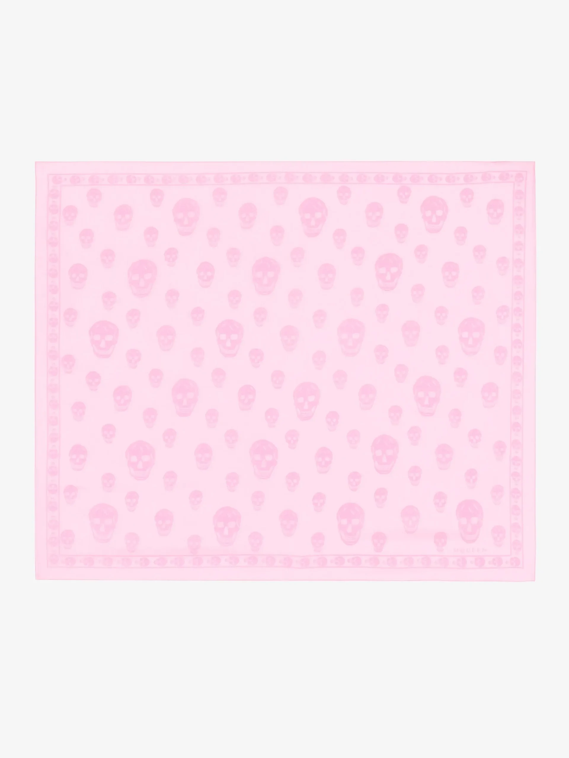 Women's Classic Skull Scarf in Pink