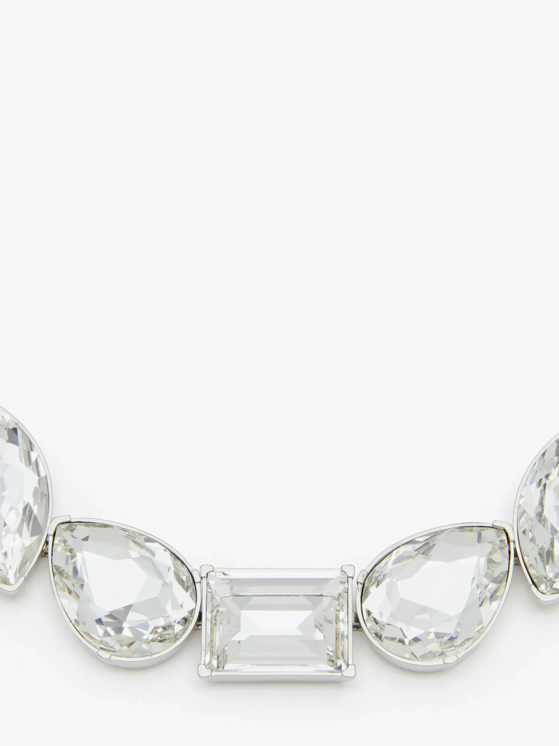 Women's Cocktail Bracelet in Silver-finish/Clear