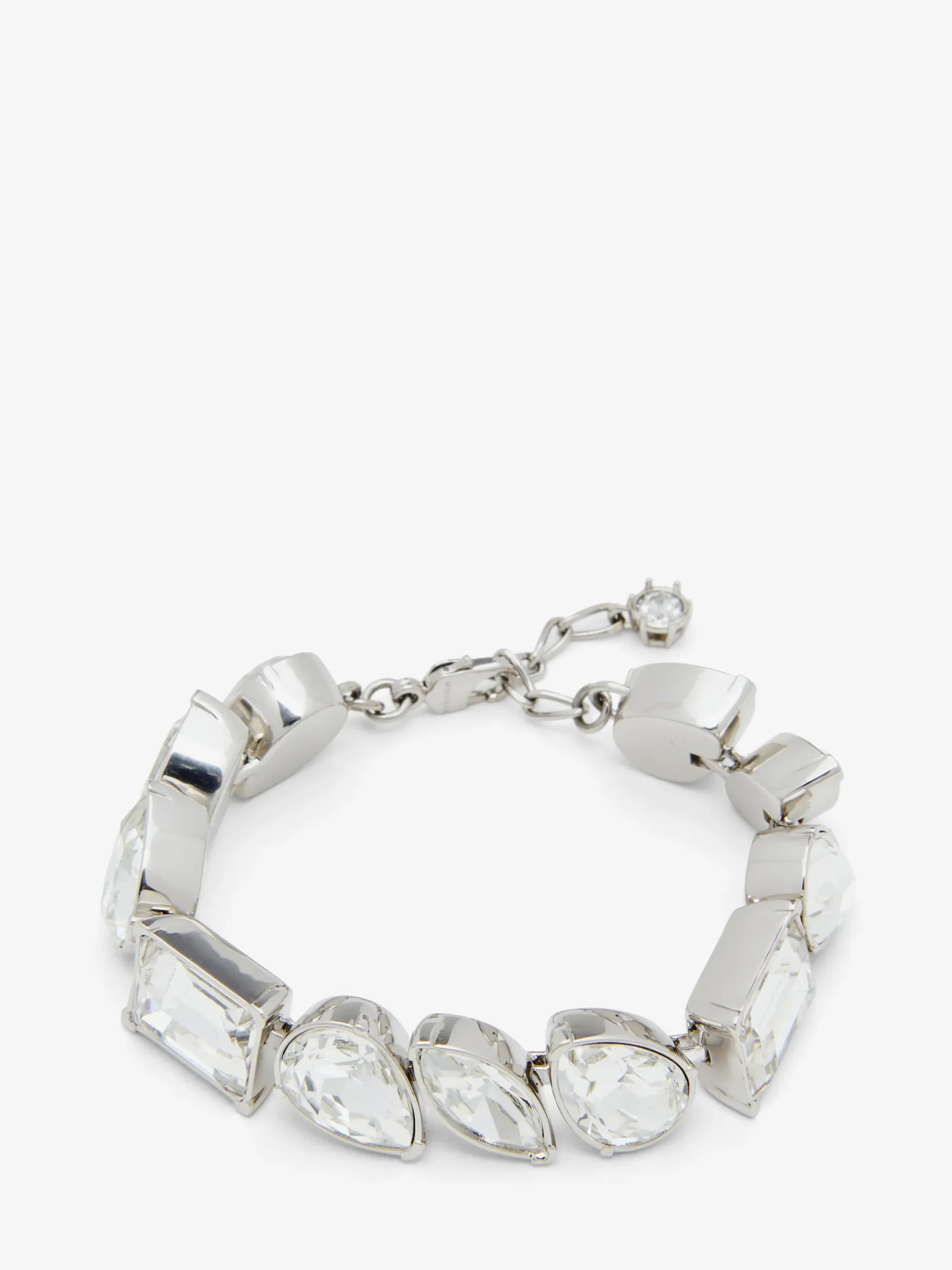Women's Cocktail Bracelet in Silver-finish/Clear