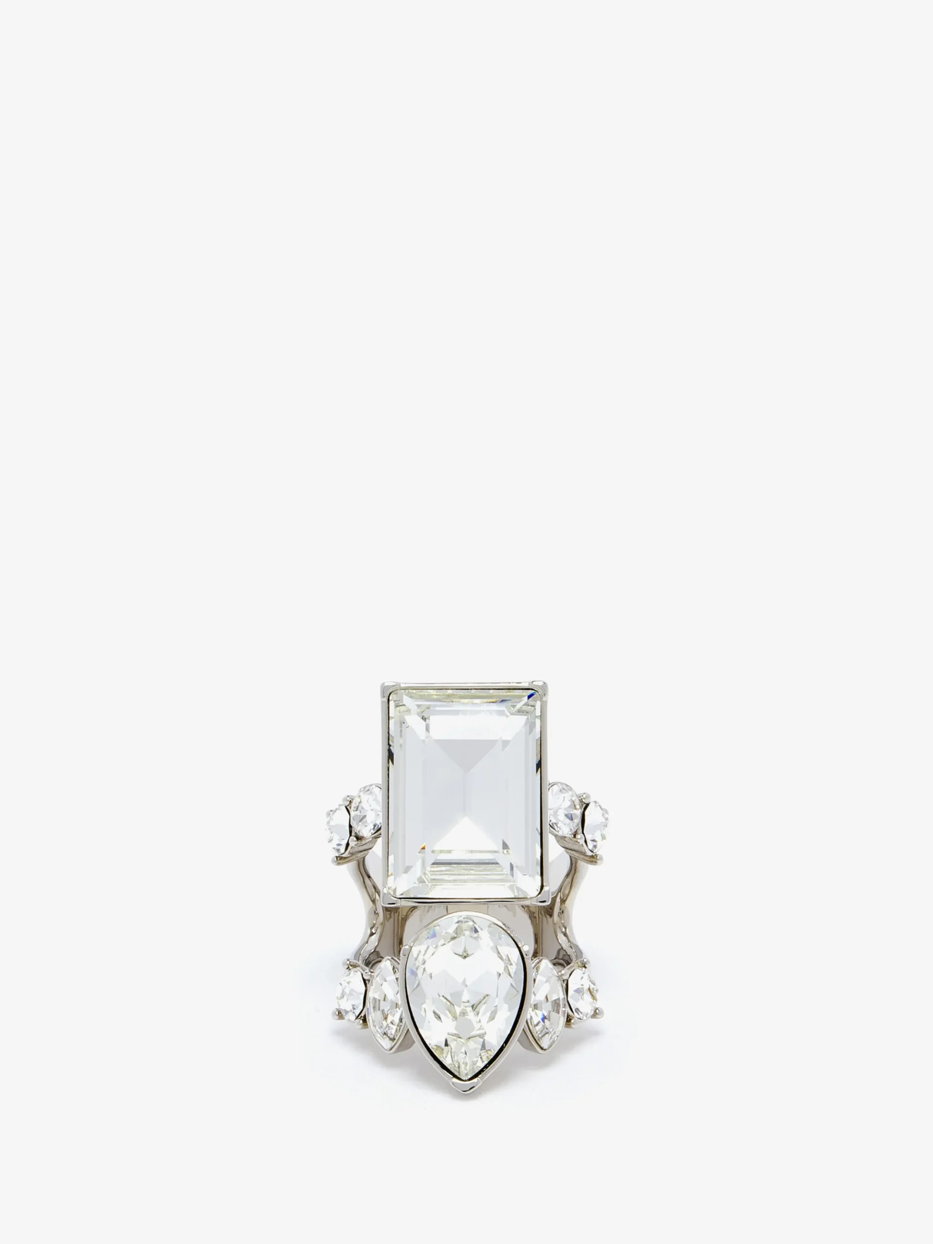 Women's Cocktail Ring in Silver-finish