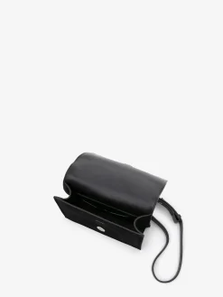 Women's Crystal-embellished Mini Jewelled Satchel in Black