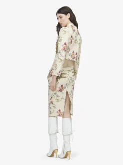 Women's Frogging Embroidery Floral Jacket in Multicolor