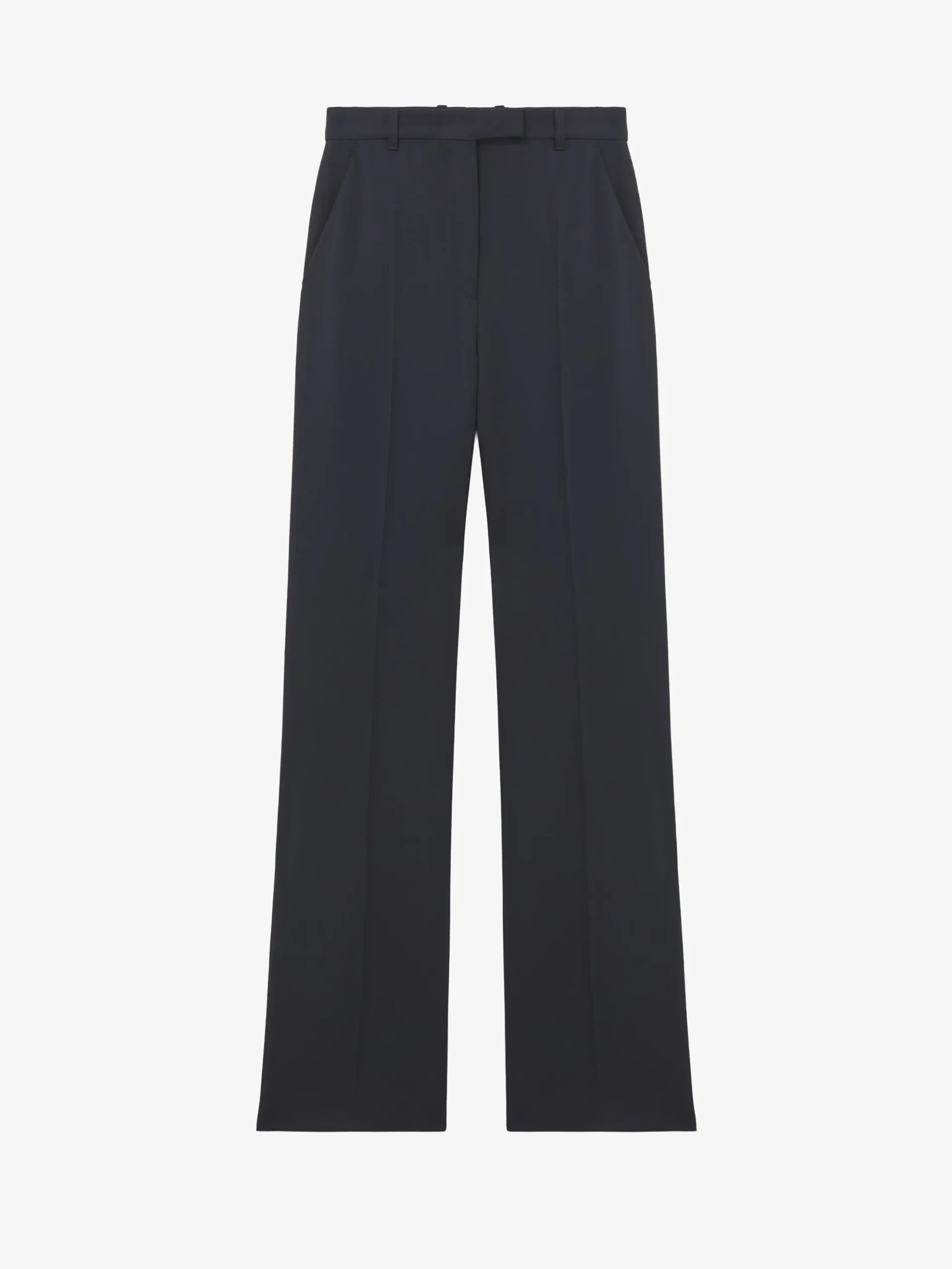 Women's High-waisted Tailored Trousers in Indigo