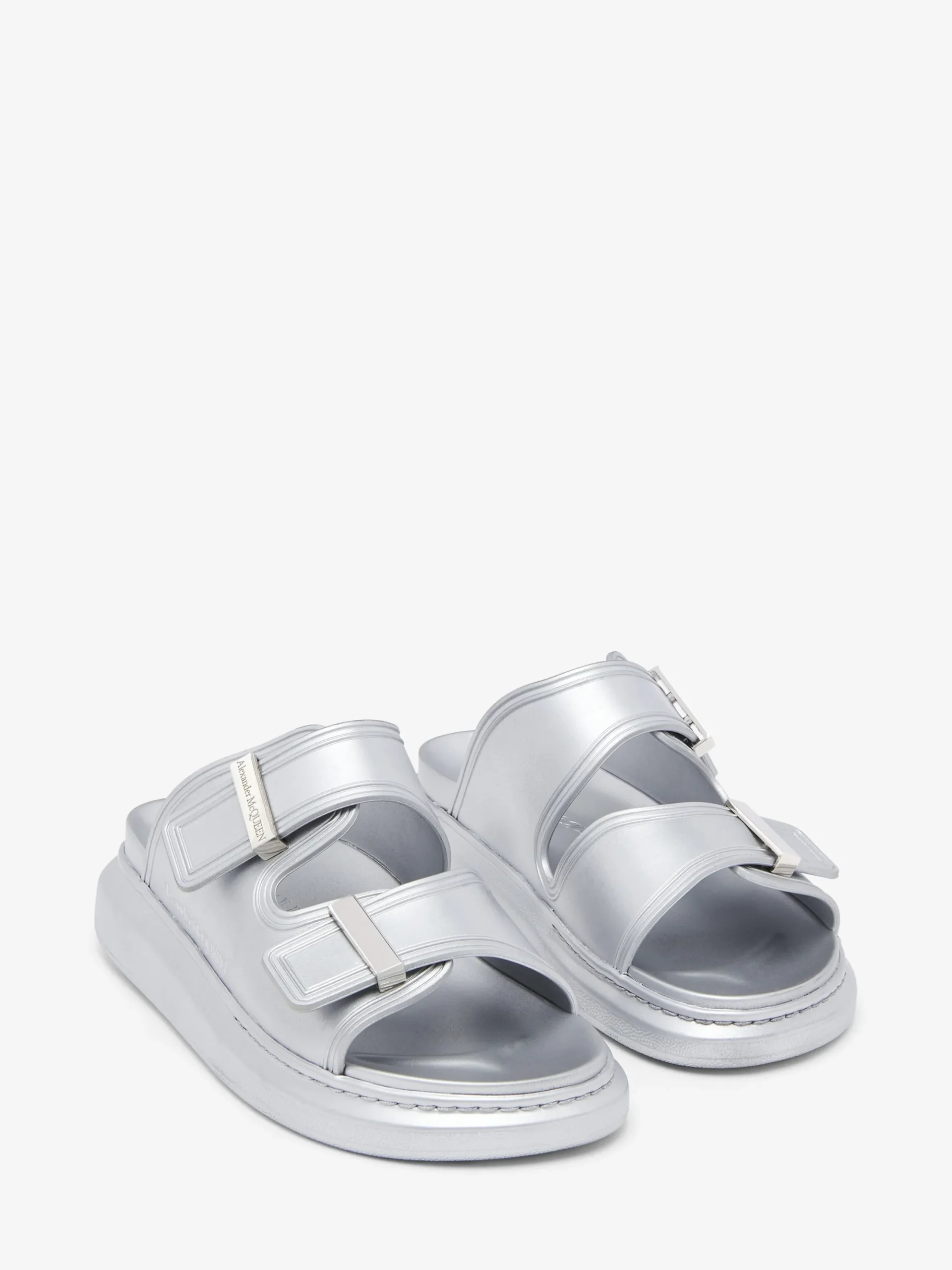 Women's Hybrid Slide in Silver