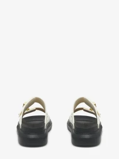 Women's Hybrid Slide in White/Black