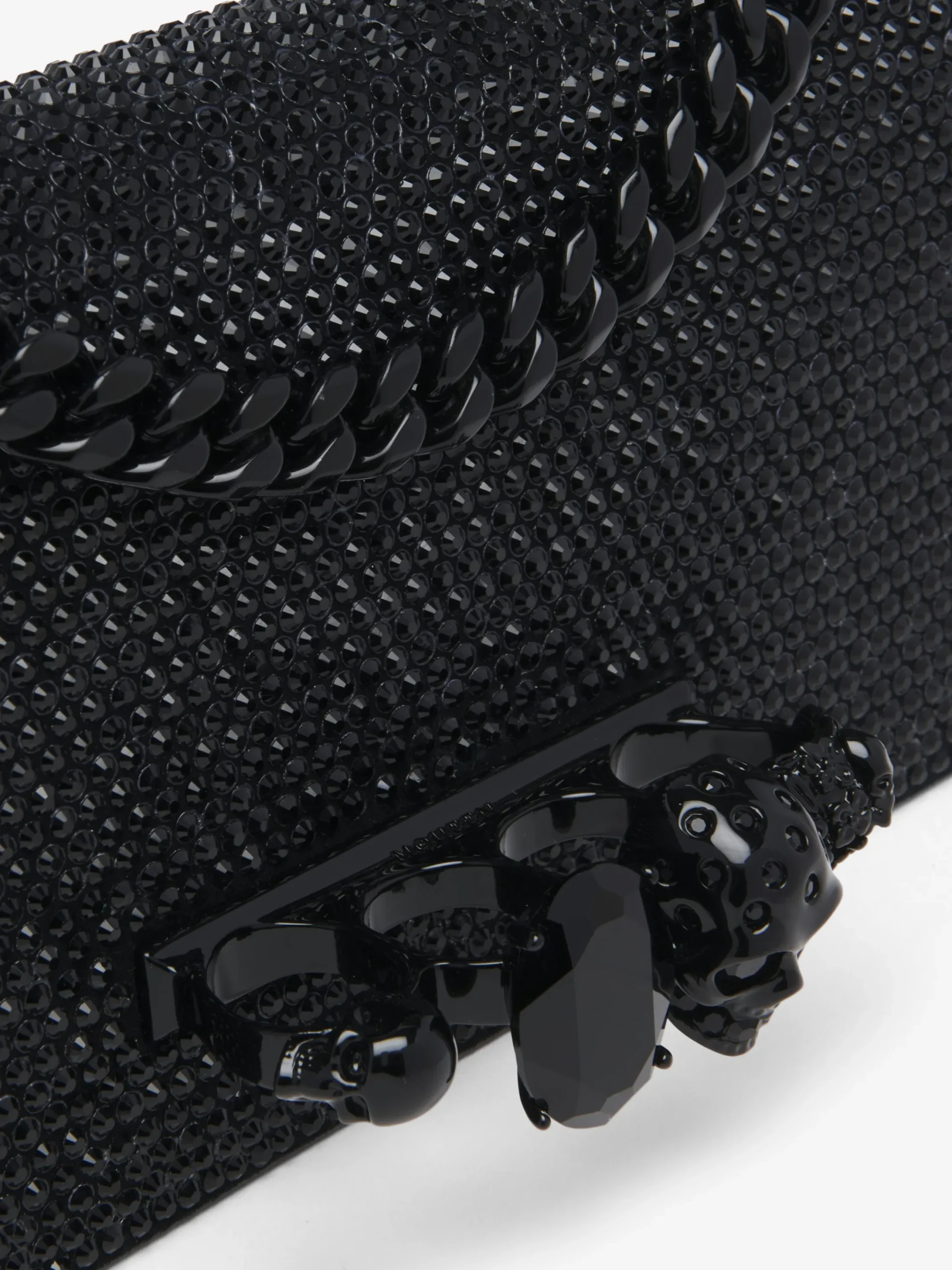 Women's Jewelled Shoulder Mini in Black