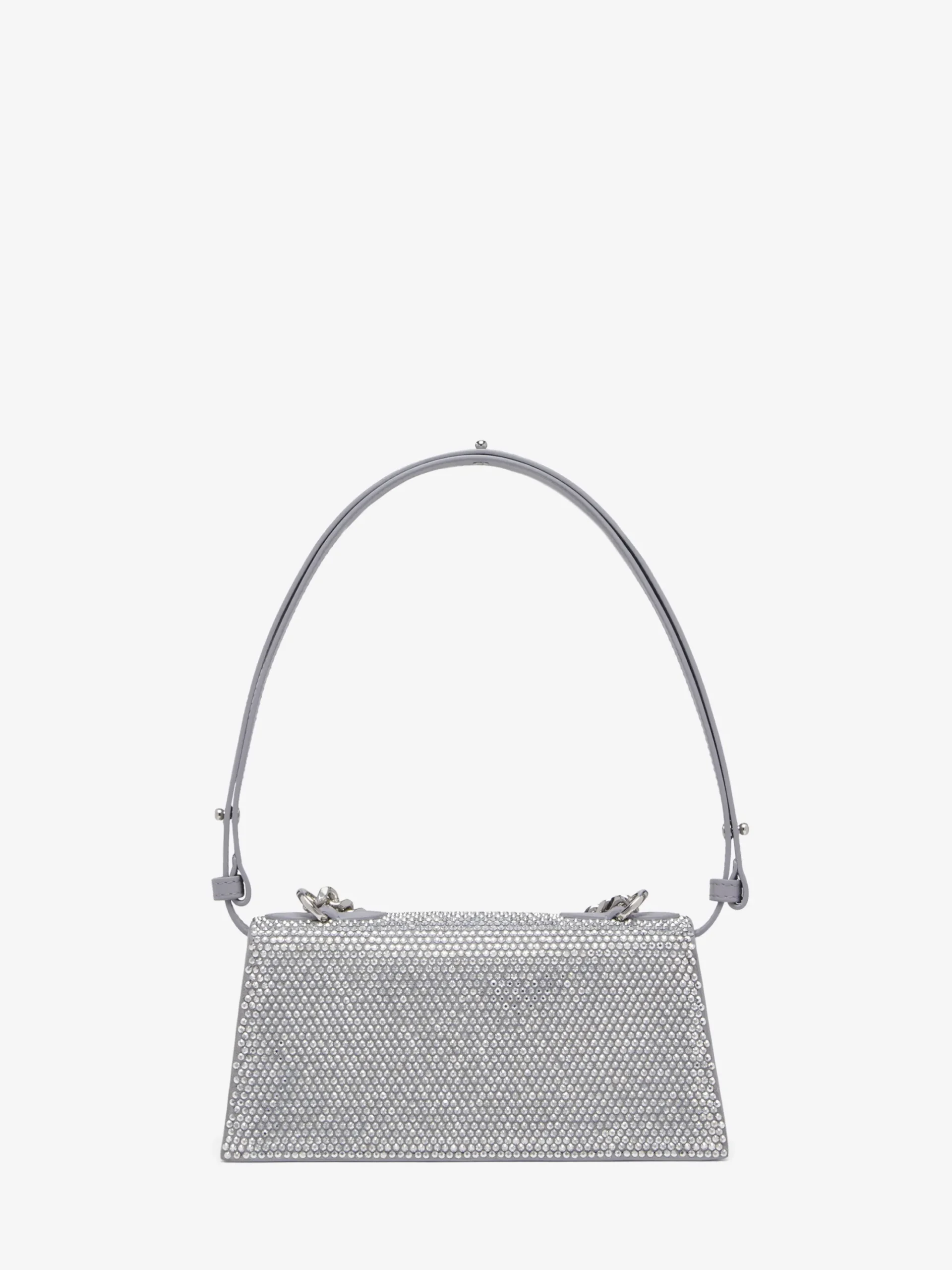 Women's Jewelled Shoulder Mini in Silver-finish