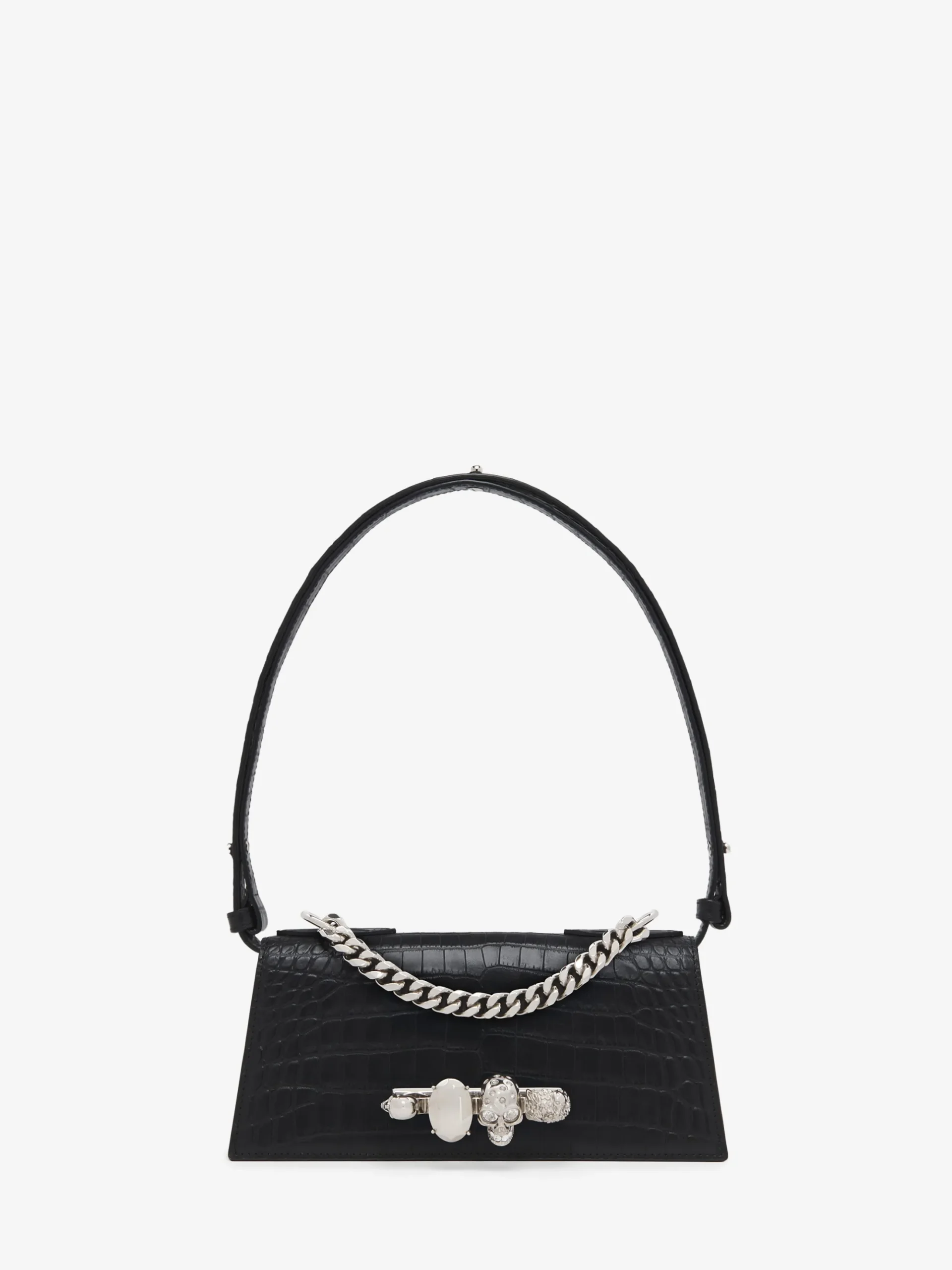 Women's Jewelled Shoulder Mini in Black