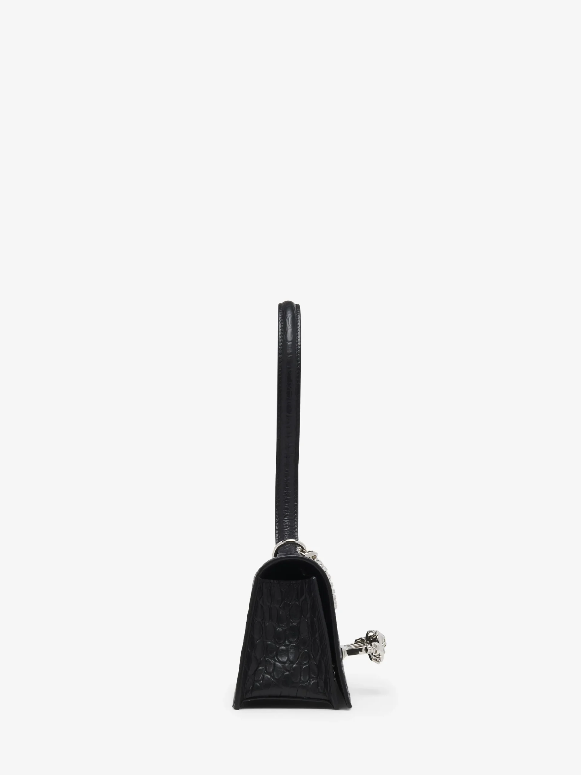 Women's Jewelled Top Handle in Black