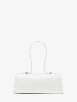 Women's Jewelled Top Handle in White