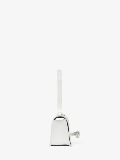 Women's Jewelled Top Handle in White