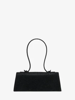 Women's Jewelled Top Handle in Black