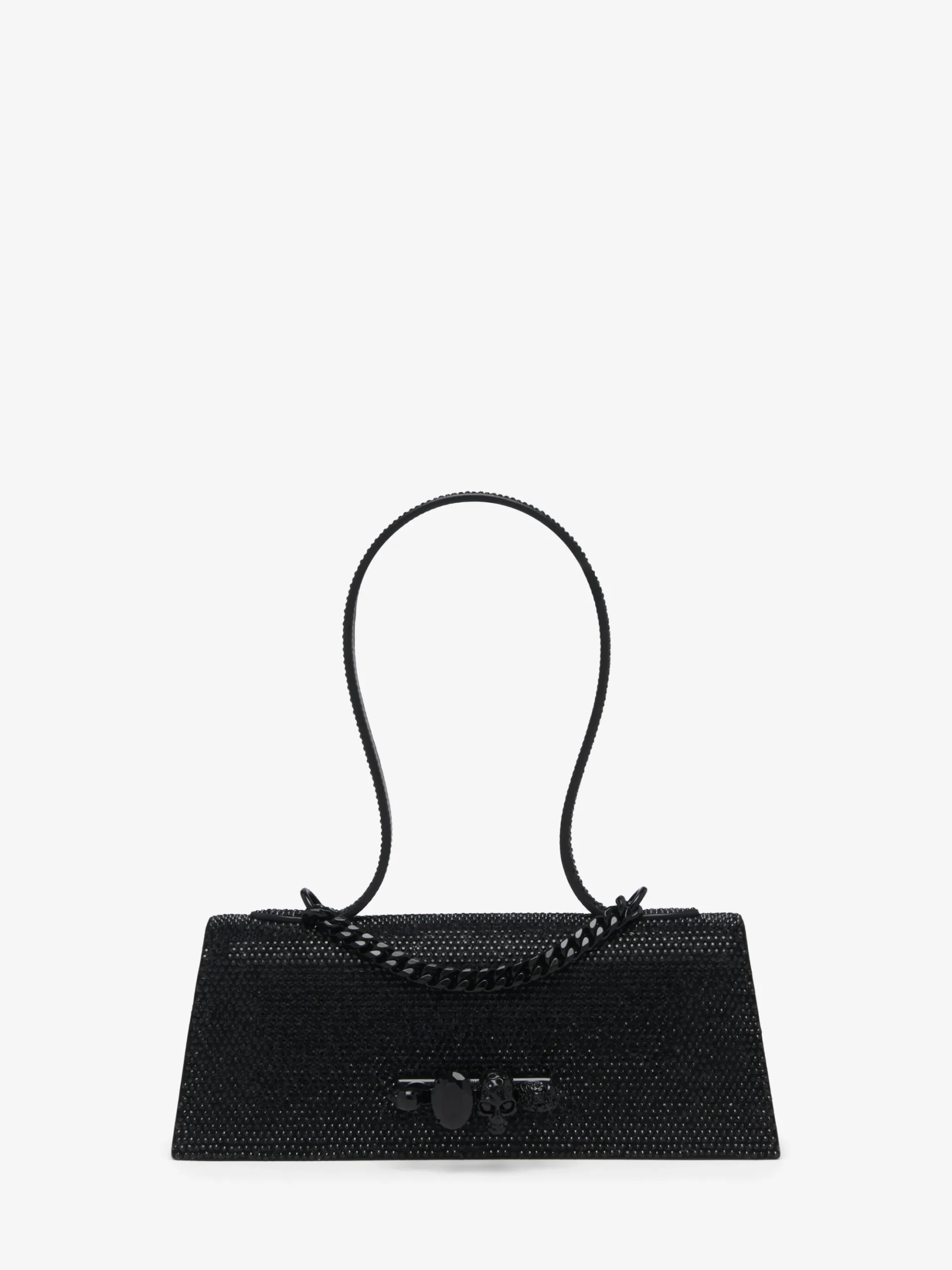 Women's Jewelled Top Handle in Black