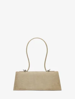 Women's Jewelled Top Handle in Light Brown