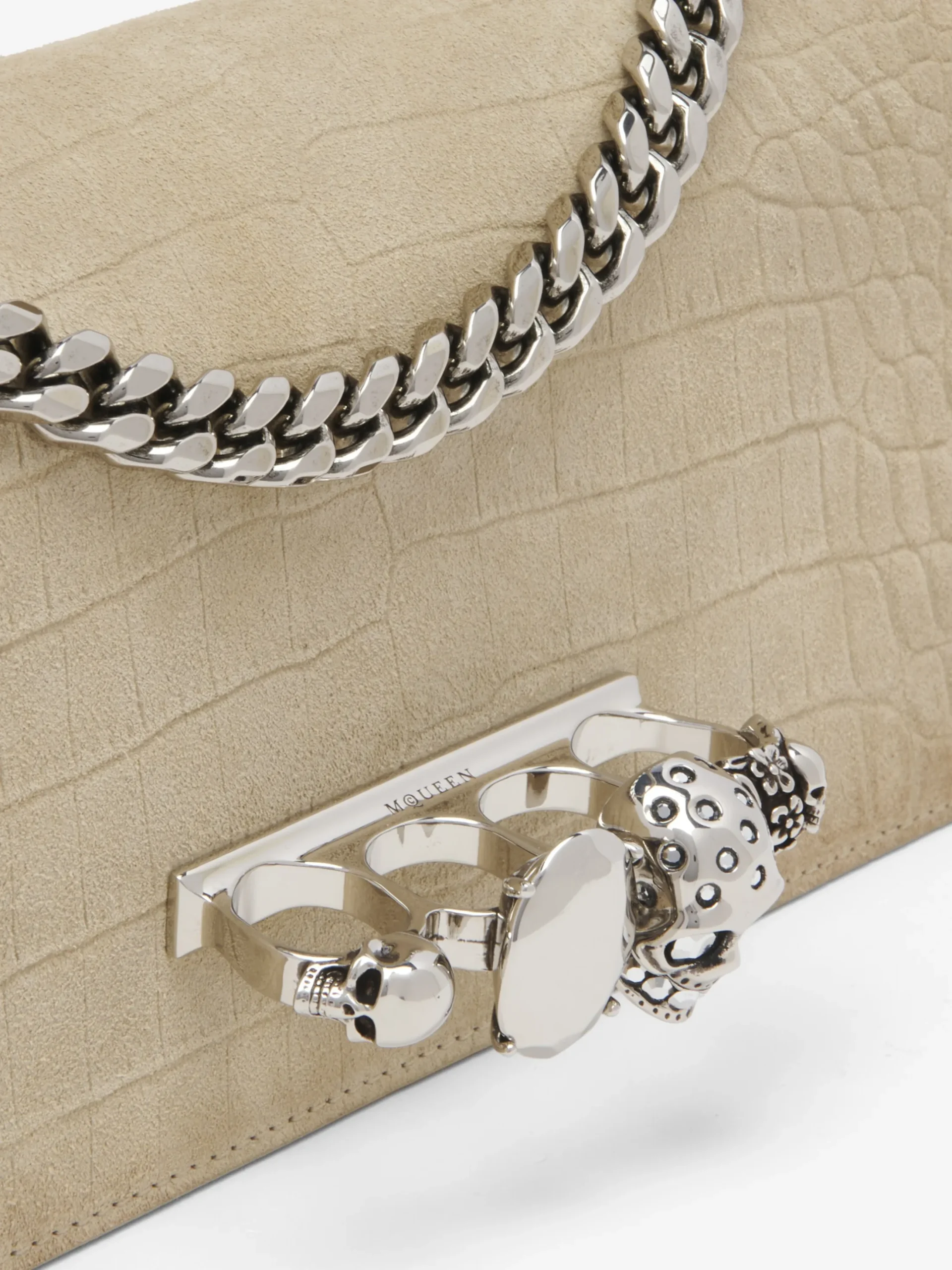 Women's Jewelled Top Handle in Light Brown