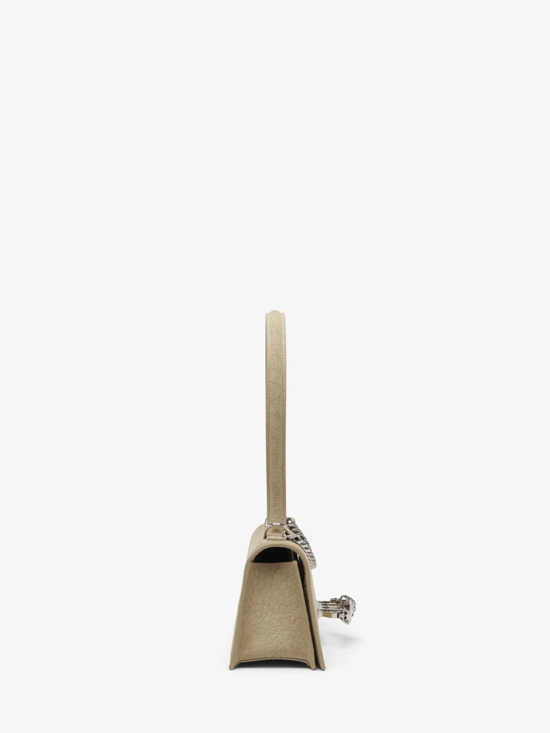 Women's Jewelled Top Handle in Light Brown