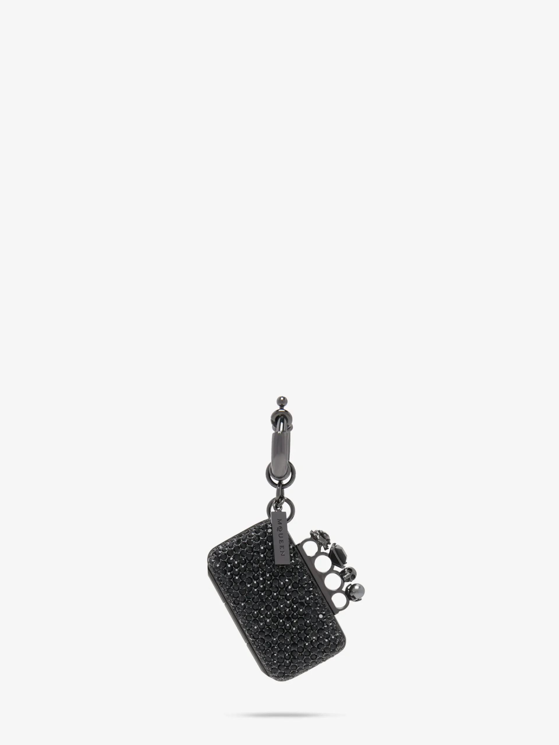Women's Knuckle Clutch Charm in Black